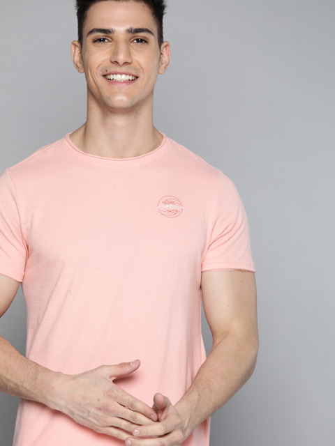 

M&H Our Water Men Pink Graphic Print Detail Sustainable T-shirt