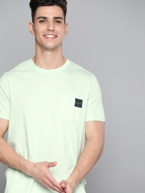 

M&H Our Water Men Green Solid T-shirt