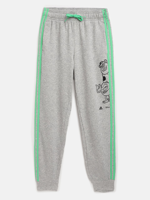 

ADIDAS X Disney Kids Grey Melange Pixer Monster Inc. Print Joggers