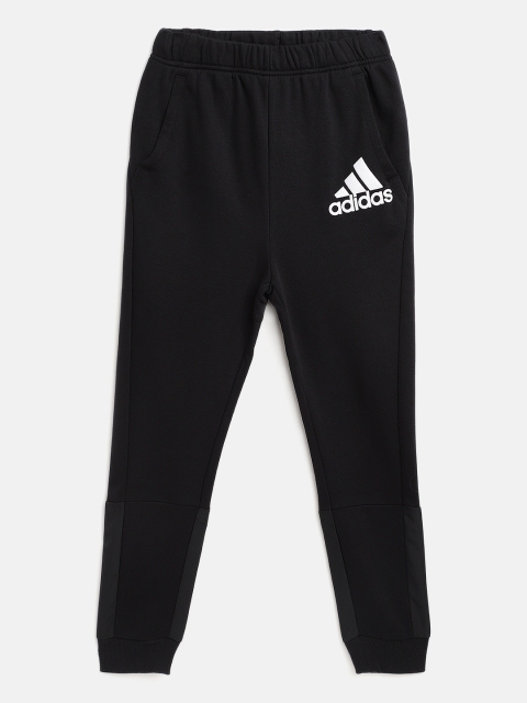 

ADIDAS Kids Black Solid Badge of Sport Sustainable Joggers Pants