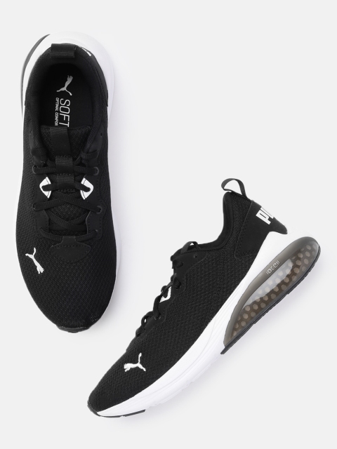 

Puma Women Black Textile SoftFoam Cell Vive Clean Running Shoes