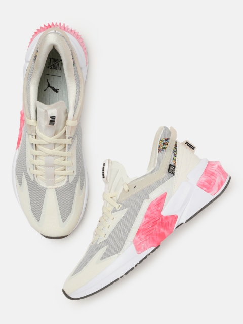 

PUMA x FIRST MILE Women Cream Coloured Provoke XT Utility Training Shoes