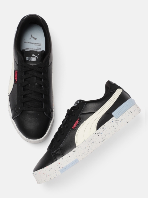 

Puma Women Black Jada Better Leather Sneakers