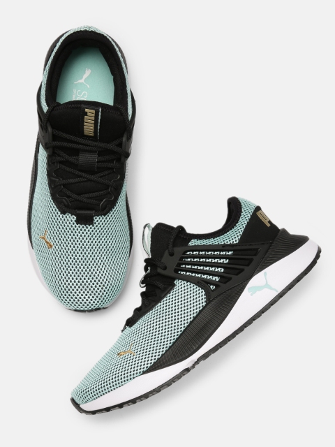 

Puma Women Green & Black Pacer Future Metallic Pop Running Shoes