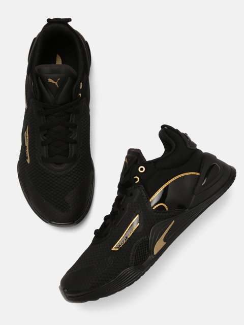 

Puma Women Black Mesh Fuse Moto Training Shoes