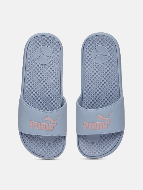 

Puma Women Blue Cool Cat Printed Sliders