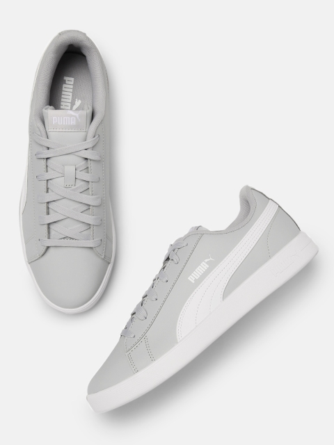 

Puma Women Grey & White UP Trainers Sneakers