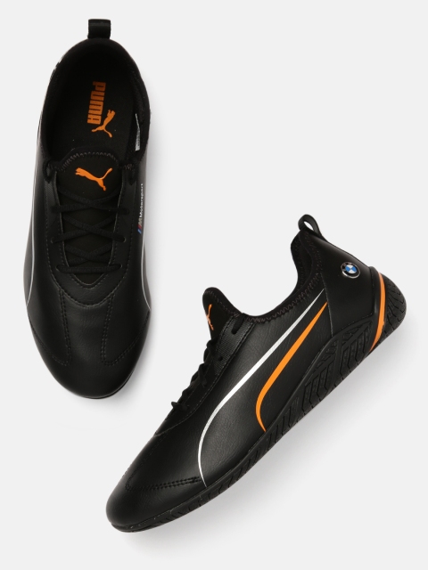 

Puma Motorsport Women Black & Orange Solid BMW M Motorsport Ridge Cat Sneakers