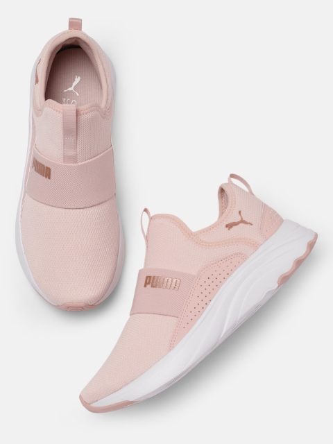 

Puma Women Pink Softride Sophia Slip-On Running Shoes