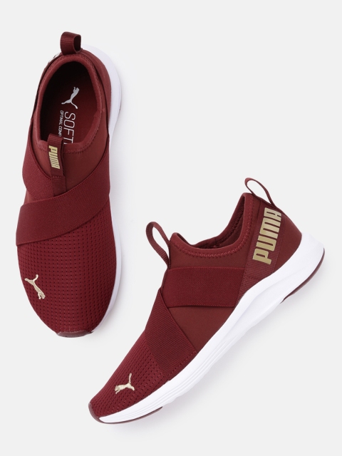 

Puma Women Red Prowl Slip On SoftFoam Training Shoes