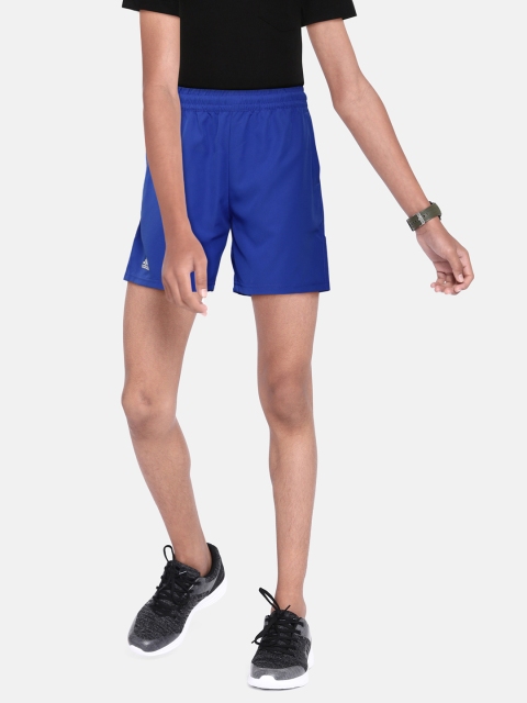 

ADIDAS Boys Blue Solid Club Tennis Aeroready Sustainable Shorts