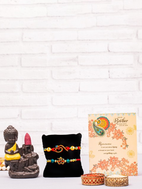 

Archies 5 Pcs Rakhi Gift Set, Multi