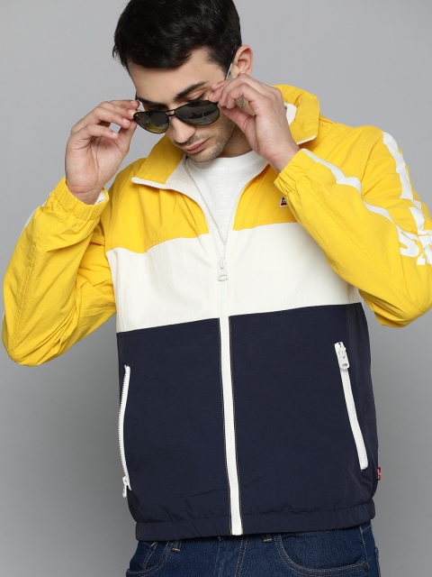 

Levis Men Multicolour Printed Hooded Bomber Jacket, Multi