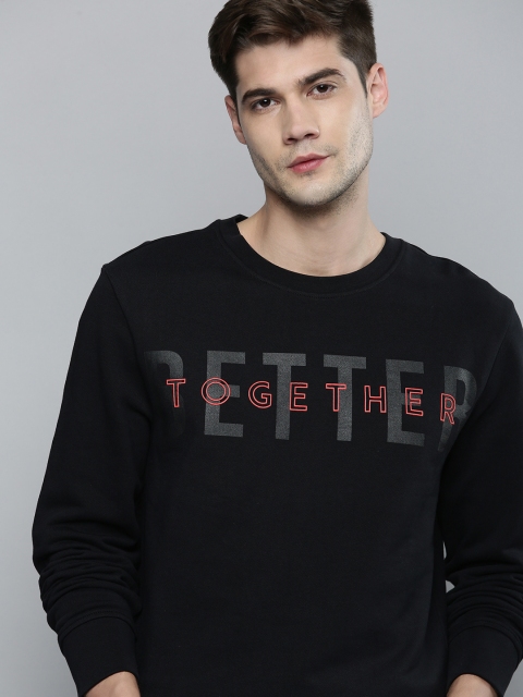 

Levis Men Black Printed Sweatshirt