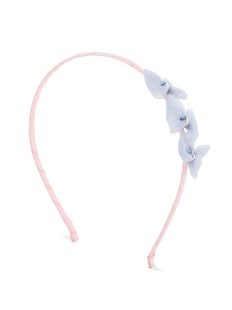 

Toniq Kids Girls Grey & Pink Bow Embellished Hairband