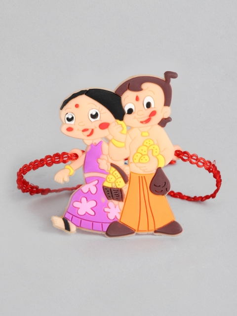

I Jewels Nude & Violet Chhota Bheem Themed Rakhi