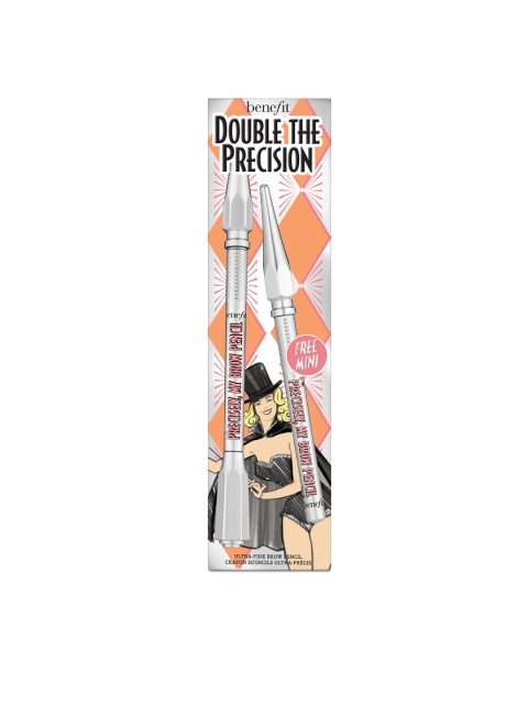 

Benefit Cosmetics Set of 2 Double The Precision Eye Brow Pencil - Warm Black Brown 5, Coffee brown
