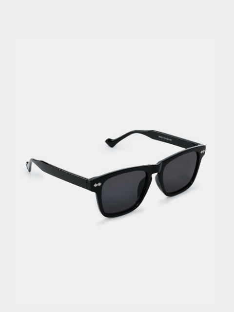 

FUZOKU Men Black Lens & Black Wayfarer Sunglasses with UV Protected Lens FZKSS2020SG0218
