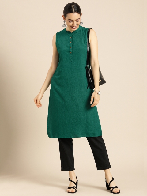 

Anouk Women Green Kurta