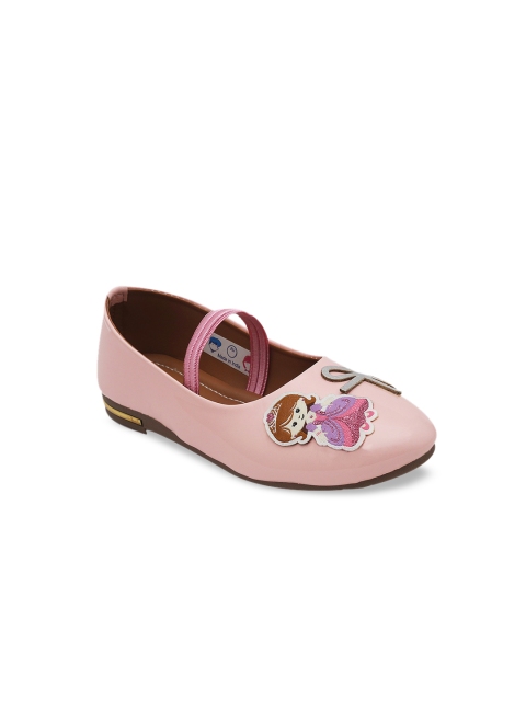 

DChica Girls Pink Embellished Ballerinas Flats