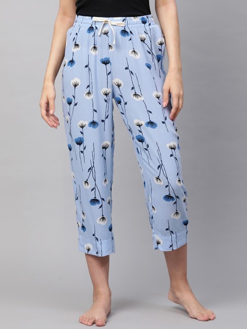 

Chemistry Women Blue Printed Lounge Pant