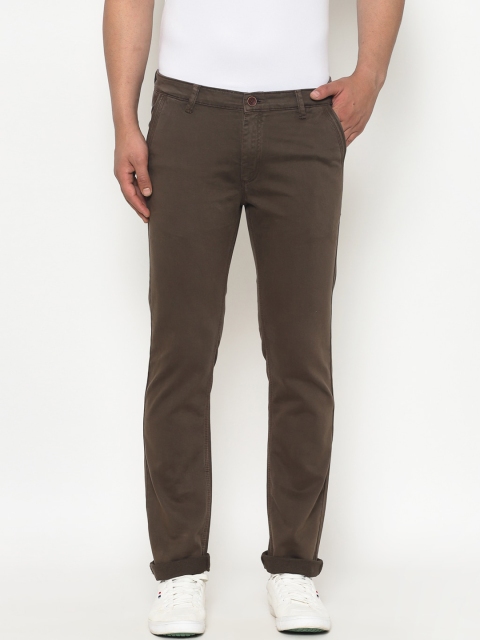 

TNG Men Brown Slim Fit Trousers
