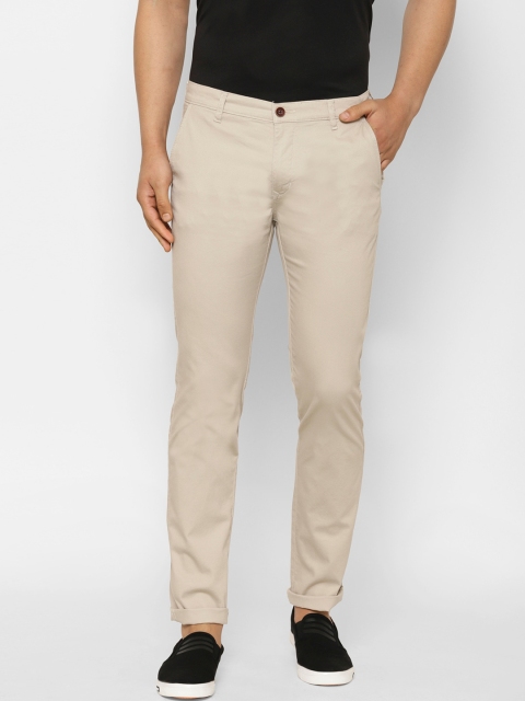 

TNG Men Beige Slim Fit Trousers