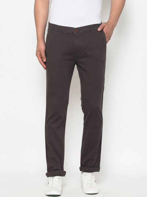 

TNG Men Brown Slim Fit Trousers