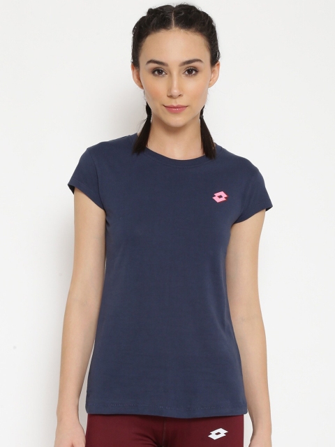 

Lotto Women Navy Blue T-shirt