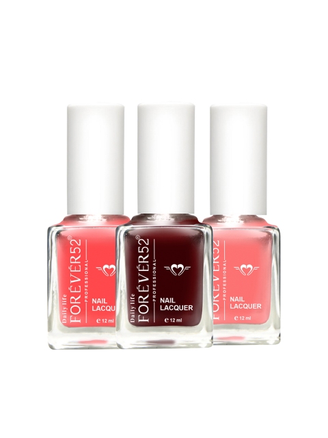 

Daily Life Forever52 Set of 3 Premium Quality Trio Of Nail Paints, Multi