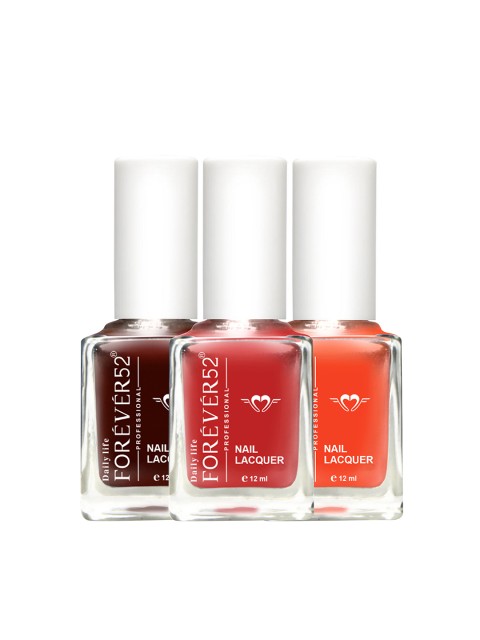 

Daily Life Forever52 Premium Quality Set Of 3 Nail Paints, Pink