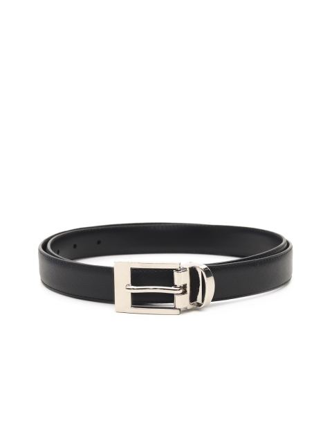 

Da Milano Women Black Solid Leather Belt