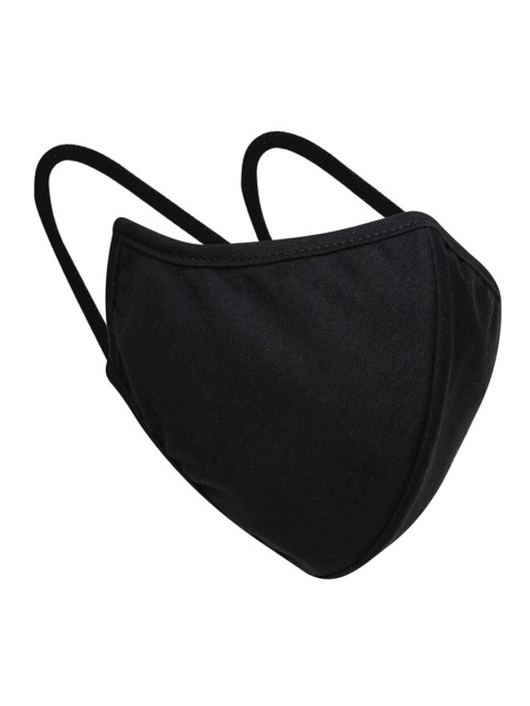 

Fitz Unisex Black Pack of 5 Reusable 3 Ply Fashion Mask With Melt Blown Fabric