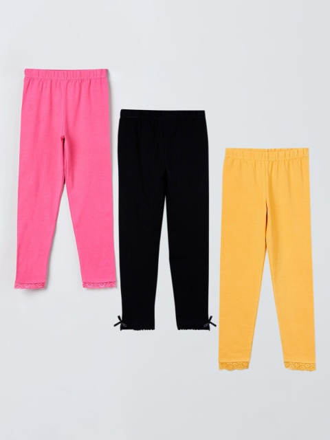 

max Girls Multi Pack of 3 Leggings