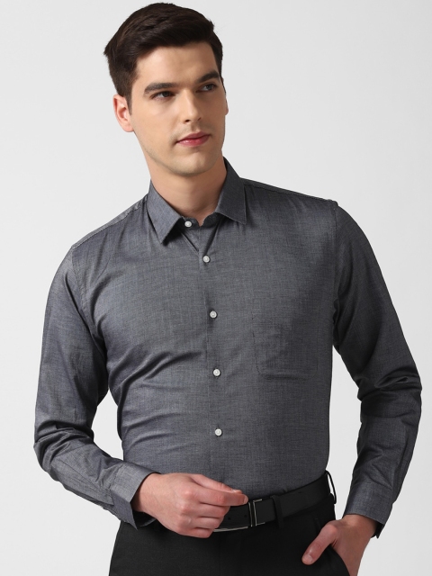 

Peter England Men Grey Slim Fit Formal Shirt