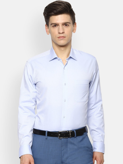 

Louis Philippe Men Blue Slim Fit Formal Shirt