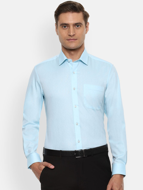 

Louis Philippe Men Blue Slim Fit Formal Shirt