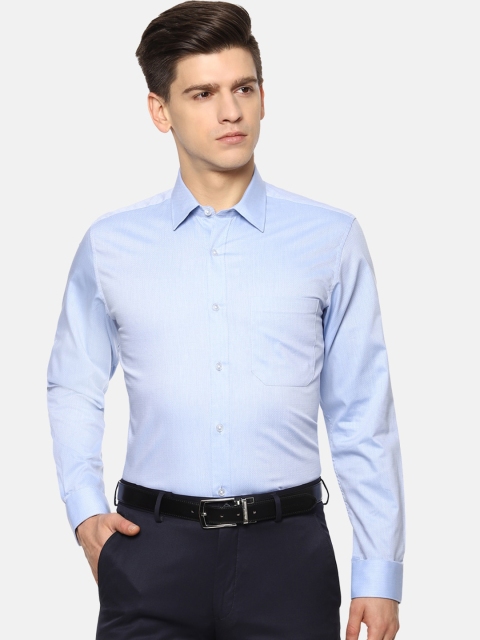 

Louis Philippe Men Blue Slim Fit Formal Shirt