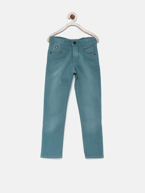 

U.S. Polo Assn. Kids Boys Blue Slim Fit Stretchable Jeans