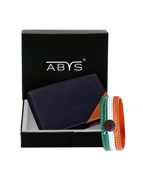

ABYS Purple Leather Wallet & Wrist Bands Gift Set