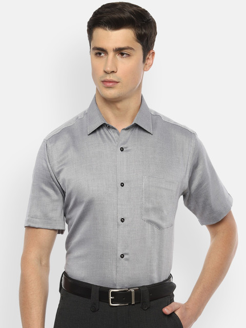 

Van Heusen Men Grey Formal Shirt