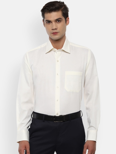 

Louis Philippe Men Cream-Coloured Formal Shirt