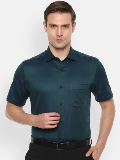 

Louis Philippe Men Green Formal Shirt