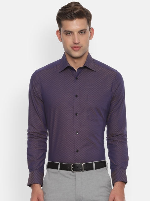 

Louis Philippe Men Purple Formal Shirt