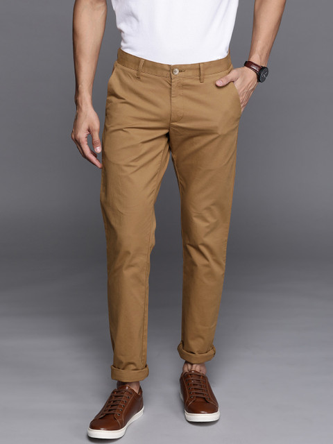 

Allen Solly Men Khaki Slim Fit Chinos