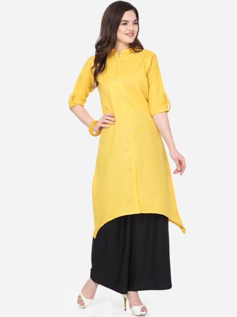 

SAADHVI Women Yellow Kurta