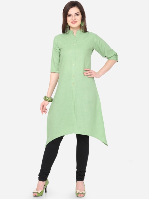 

SAADHVI Women Green Kurta