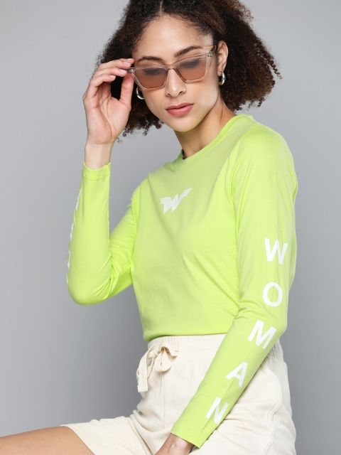 

DC by Kook N Keech Fluorescent Green Pure Cotton Wonder Woman T-shirt