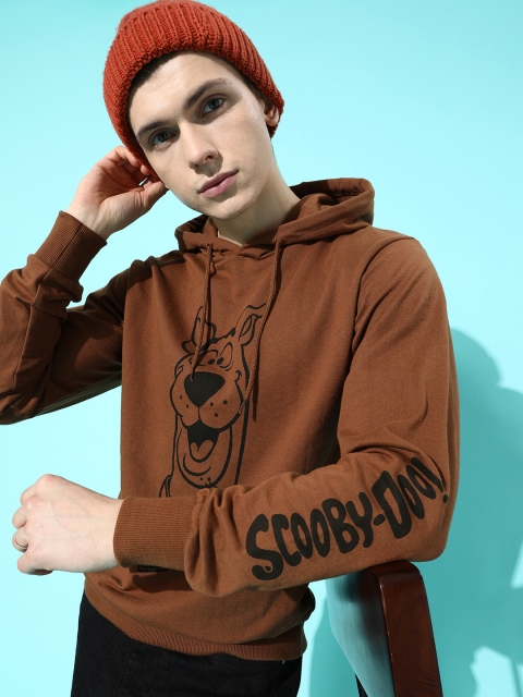 

Kook N Keech Toons Men Brown Printed Graphic Sweatshirt