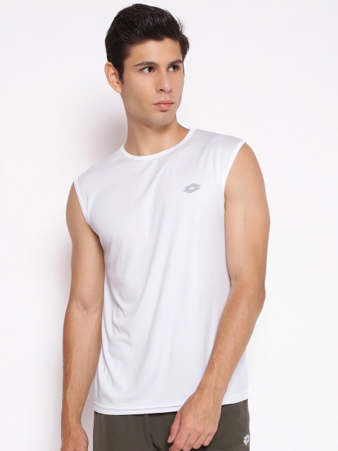 

Lotto Men Sports White T-shirt